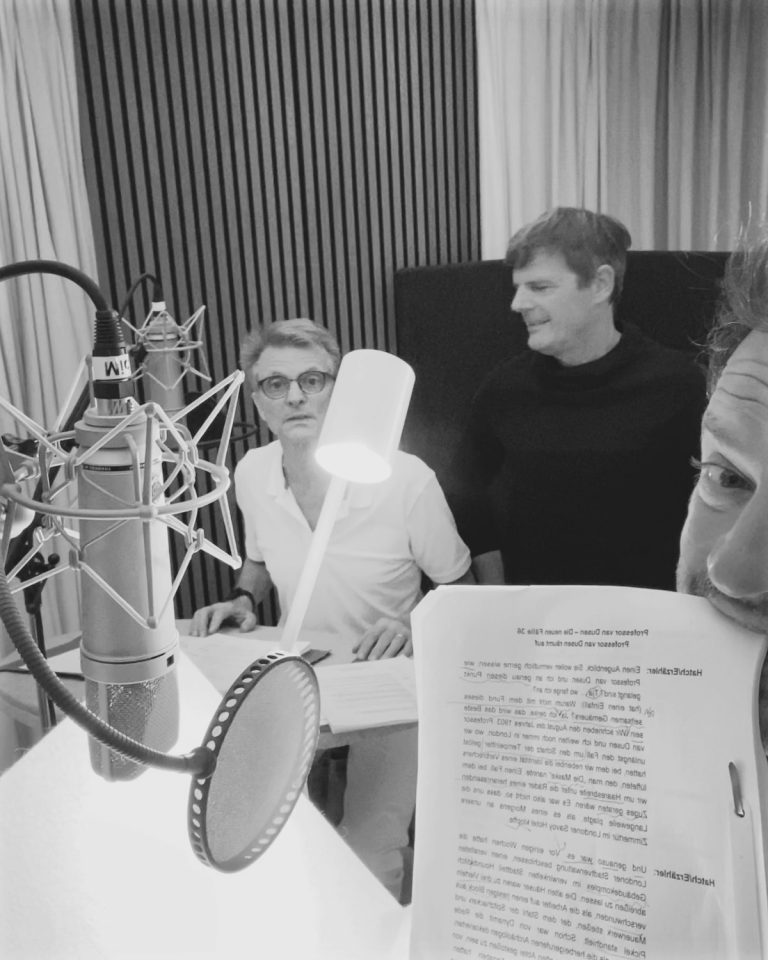 Aufnahmen zu Professor van Dusen – die…