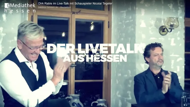 Mediathek: Dirk Rabis im Live-Talk mit Schauspieler…