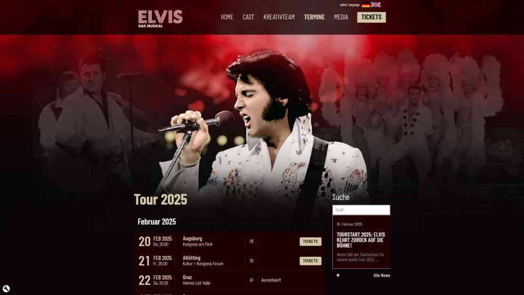 Elvis Musical 2025