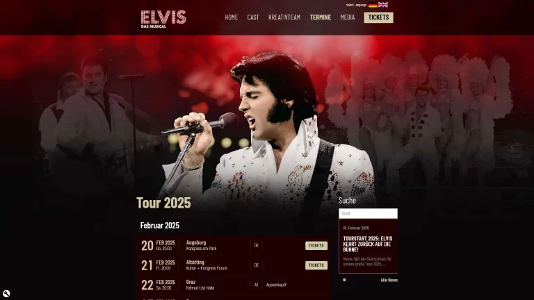 Elvis Musical 2025