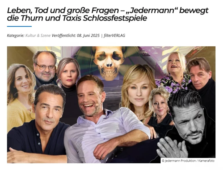 Open-Air-Spektakel „Jedermann“: Weimarer Musiker gehen mit TV-Stars auf die Bühne