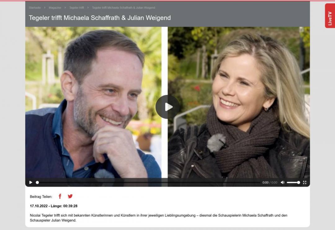 Tegeler trifft Michaela Schaffrath & Julian Weigend